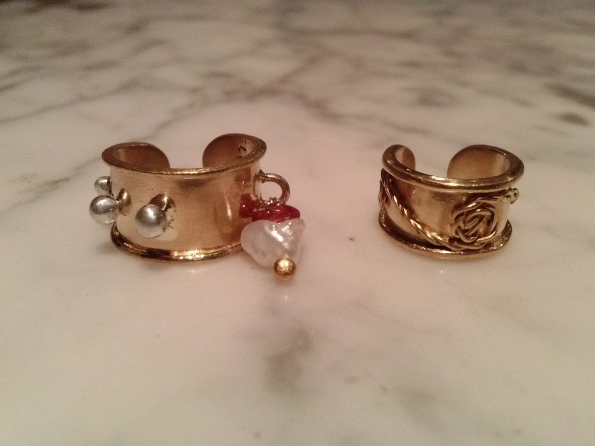 Opal Ear Cuff in 22k - Image 3