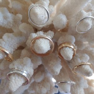 Silver Gold Wedding Bands