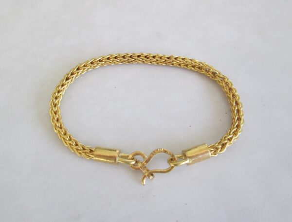 Heavy Quadruple Loop 22k Bracelet