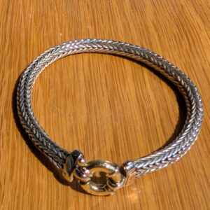 Fine Silver & 14k Bracelet